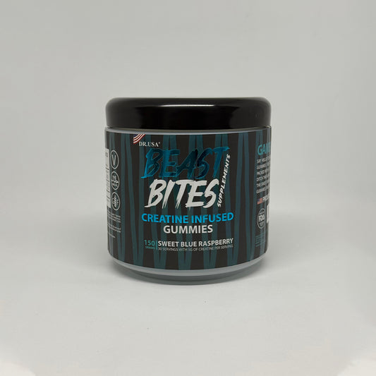 2 Frascos Beast Bites Creatina Gummies 150 unidades