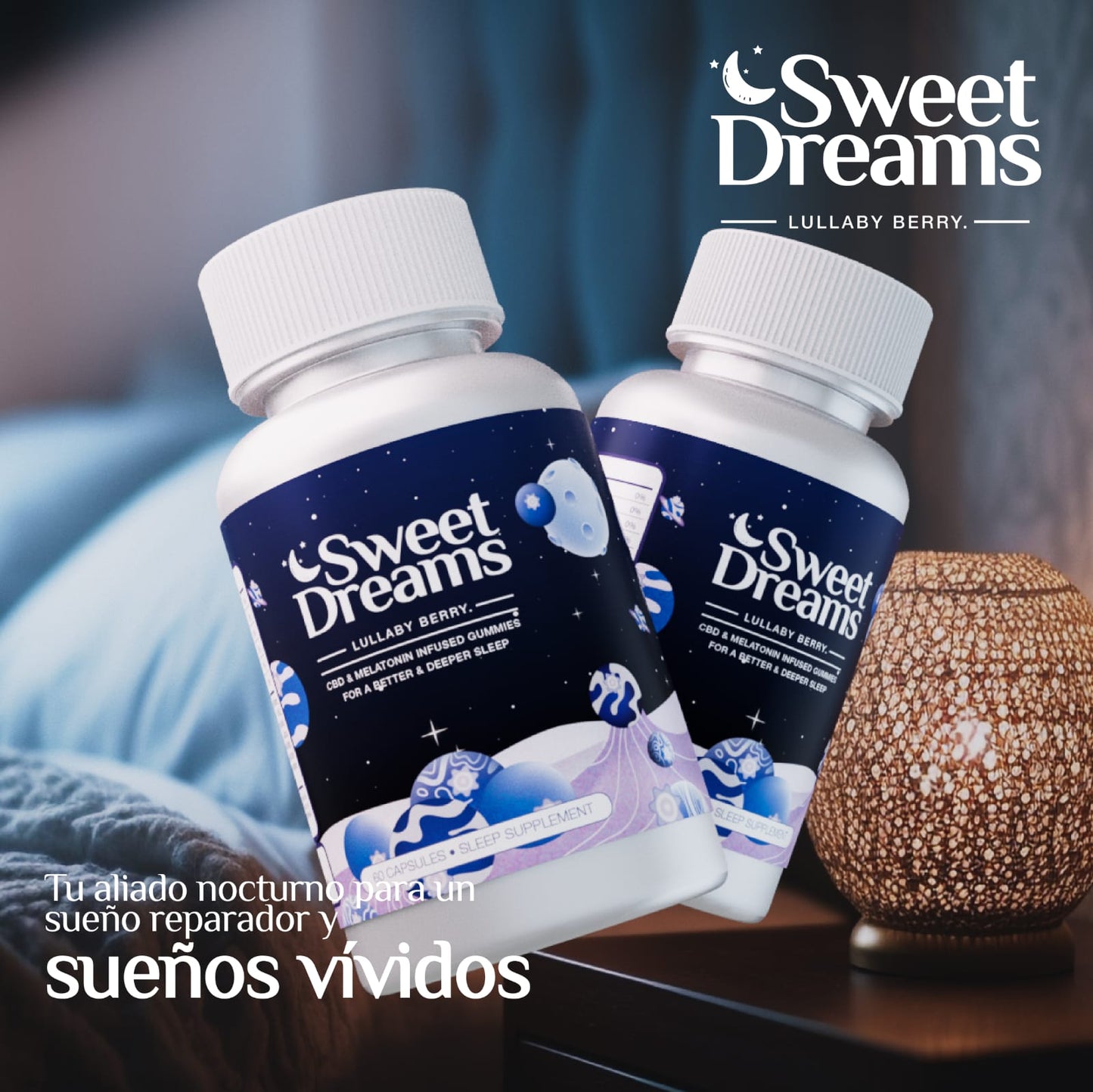 Sweet Dreams CBD + Melatonina 60 unidades