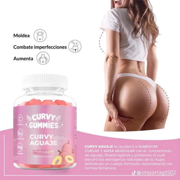 2 Frascos Curvy Gummies 60 unidades