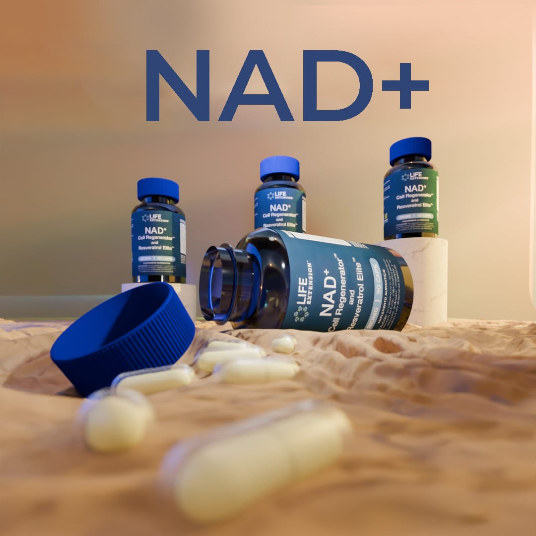 2 Frascos NAD+ Regenerador Celular y Resveratrol PREMIUM 30 cápsulas