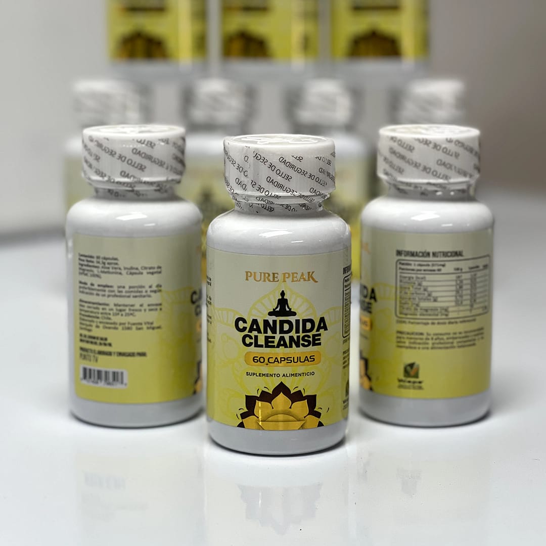 3 Frascos Candida Cleanse 60 cápsulas