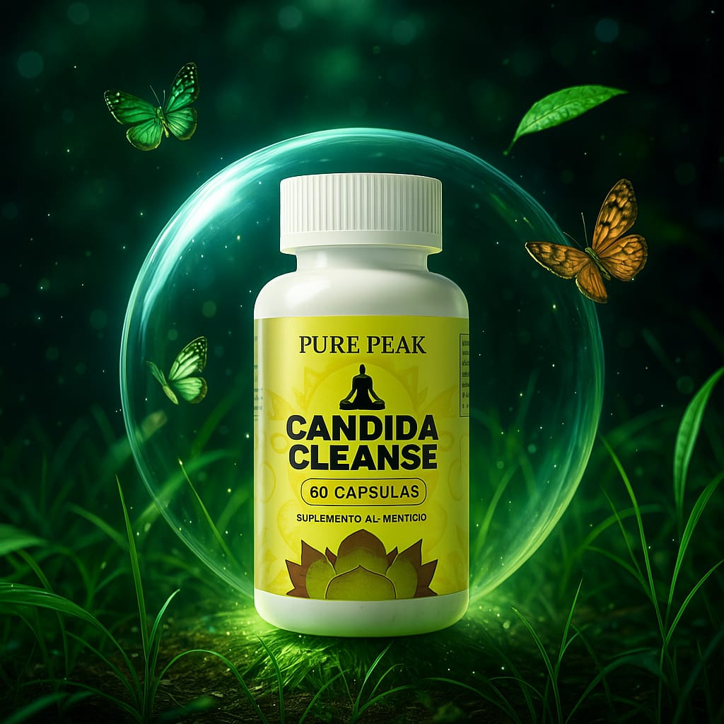 3 Frascos Candida Cleanse 60 cápsulas