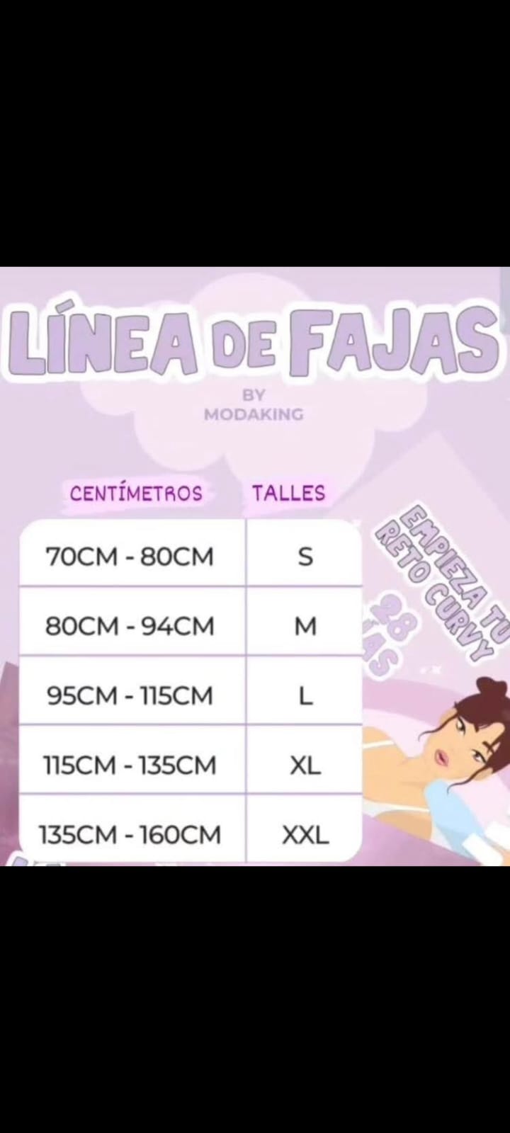Faja peruana MODA KING
