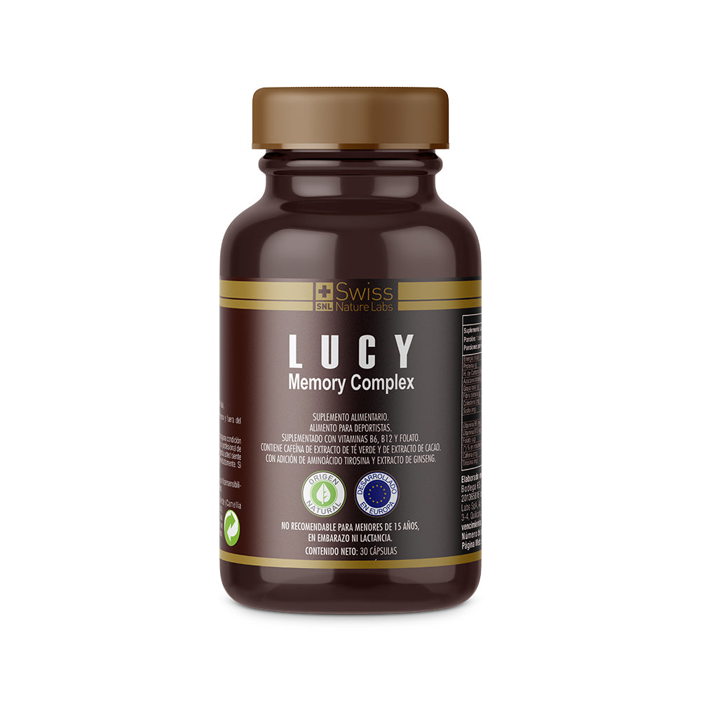 3 frascos Lucy Memory Complex (90 cápsulas)