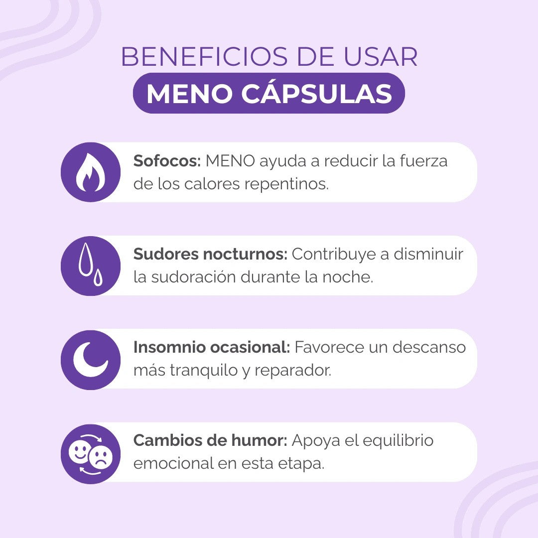 3 Frascos Meno Cápsulas 60 unidades